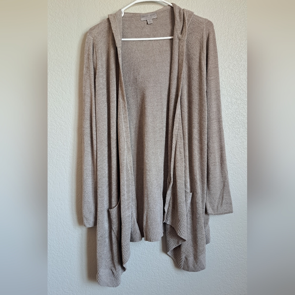 Barefoot Dreams Cozychic Ultra Lite Hooded Cardigan Size Small